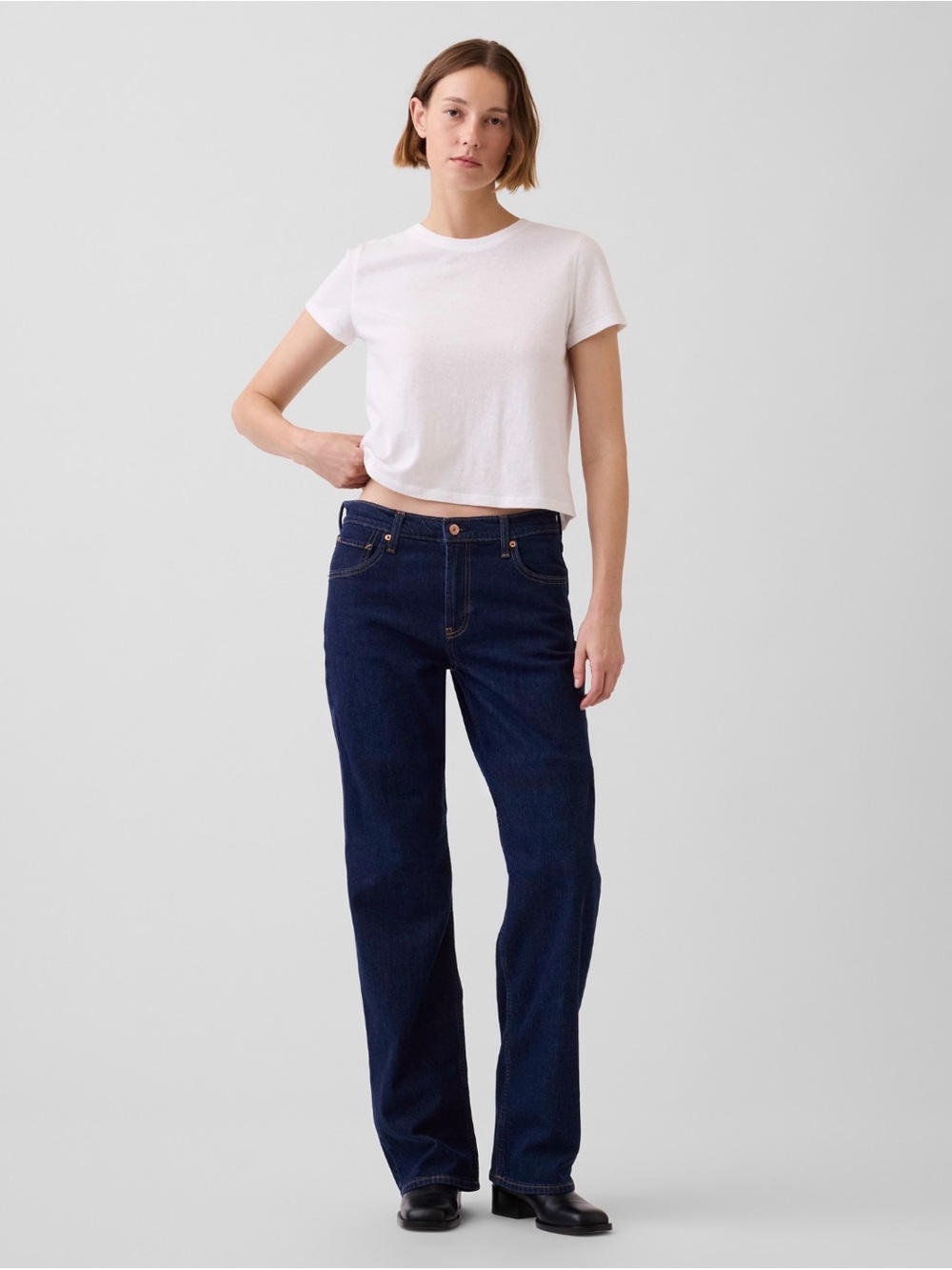 Gap Low Rise '90s Loose Jeans - Dark Blue Indigo